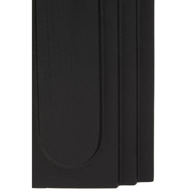Orsina Hapax Tall Black Vase – Handcrafted Textured Aluminium