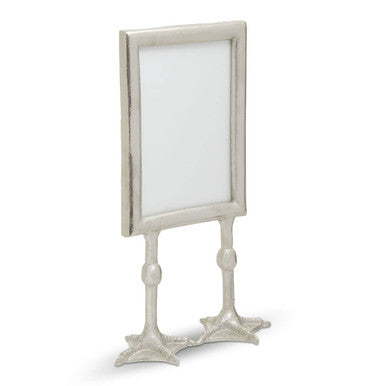 Orsina Quackpot Silver Duck Feet 5x7 Portrait Photo Frame