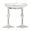 Orsina Quackpot Duck Feet Small Plant Stand | Silver Metallic Finish