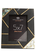 Orsina Oriana Mother of Pearl and Gold Inlay Photo Frame – 5x7