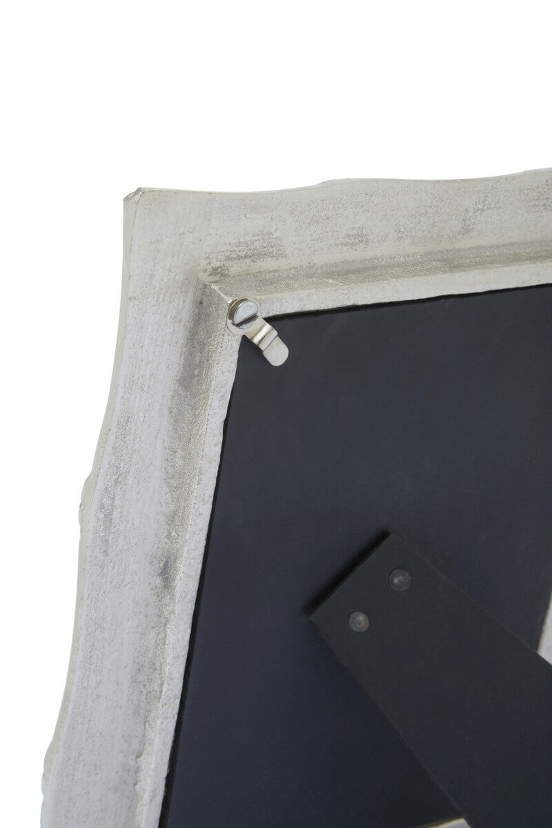Orsina Hiba Silver Bamboo Effect 5x7 Photo Frame | Aluminum Picture Frame