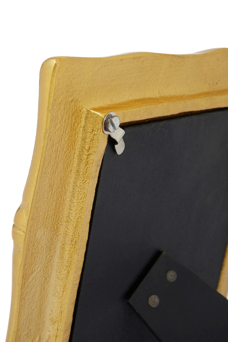 Orsina Hiba Gold Bamboo Effect Photo Frame | 5x7 Aluminum Picture Frame