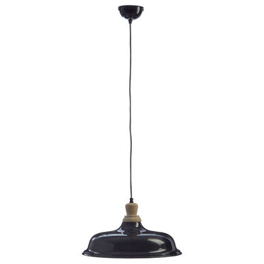 Orsina Oslo Black Small Pendant Light – Modern Dome Kitchen Lighting