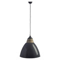Orsina Oslo Extra Large Pendant Light – Industrial Grey Metal Shade