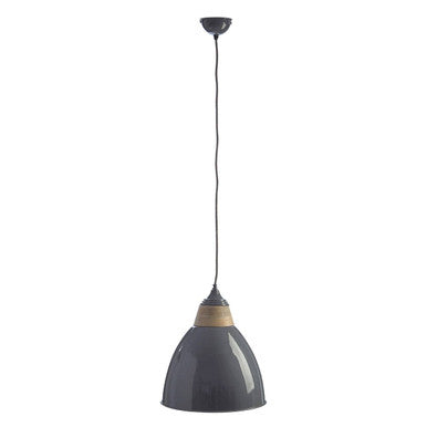 Orsina Oslo Large Grey Bell Pendant Light – Modern Kitchen Lighting