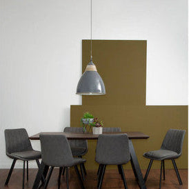 Orsina Oslo Large Grey Bell Pendant Light – Modern Kitchen Lighting