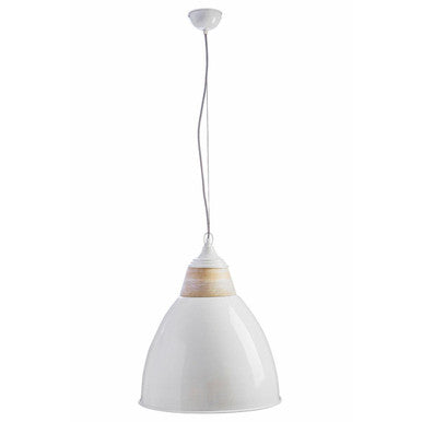 Orsina Oslo Large White Bell Pendant Light – Modern Scandi Lighting