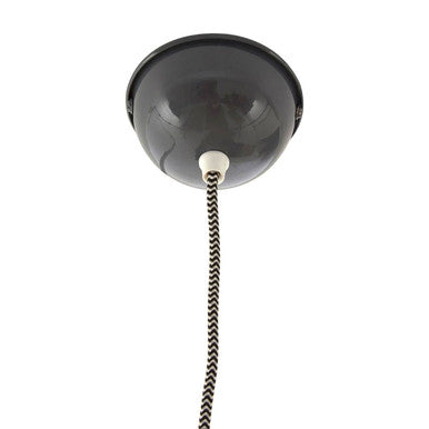 Orsina Oslo Grey Glass and Iron Pendant Light – Modern Kitchen Lighting
