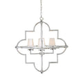 Orsina Kensington Townhouse Arabesque Pendant Light – Chrome Iron