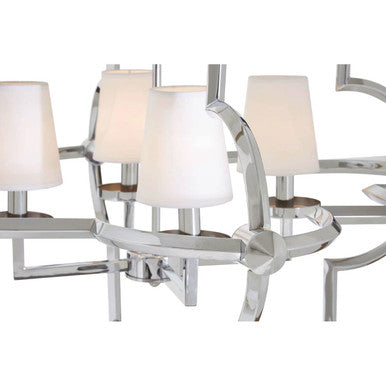 Orsina Kensington Townhouse Arabesque Pendant Light – Chrome Iron