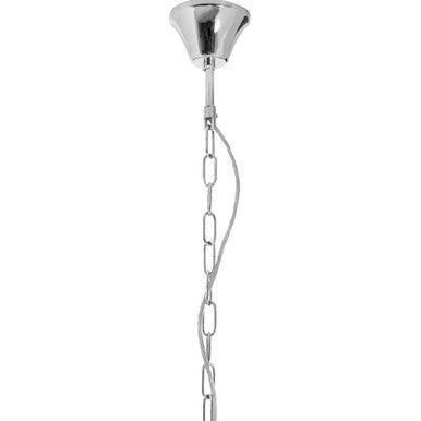 Orsina Kensington Townhouse Arabesque Pendant Light – Chrome Iron