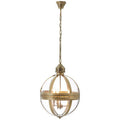 Orsina Hampstead Brass Finish Pendant Light | Iron Decorative Grille