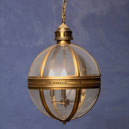 Orsina Hampstead Brass Finish Pendant Light | Iron Decorative Grille