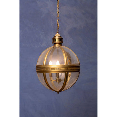 Orsina Hampstead Brass Finish Pendant Light | Iron Decorative Grille