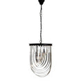 Orsina Kensington Black Crystal Pendant Light – Large Modern Chandelier