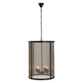 Orsina Hampstead Large Pendant Light – Black Iron & Gold Finish