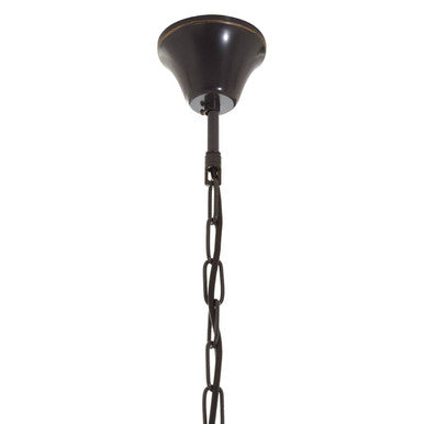 Orsina Hampstead Large Pendant Light – Black Iron & Gold Finish