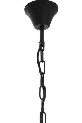 Orsina Hampstead Small Pendant Light – Antique Black & Gold Iron