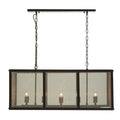 Orsina Hampstead Wide Pendant Light – Black and Gold Industrial Iron