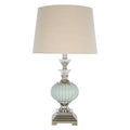 Orsina Ulyana Blue Ceramic Table Lamp – Modern Coastal Lantern Style