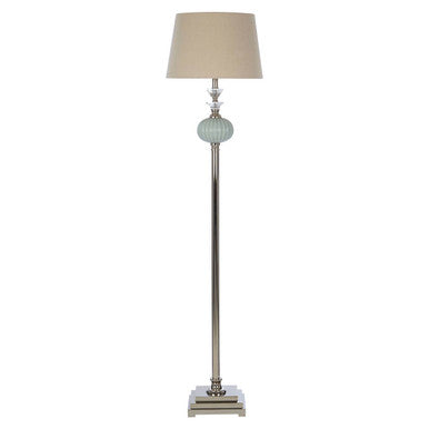 Orsina Ulyana Floor Lamp – Iron Base with Linen Shade for Living Rooms