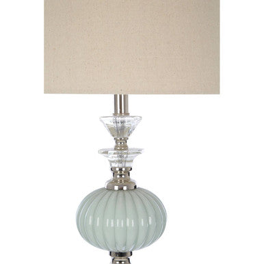 Orsina Ulyana Floor Lamp – Iron Base with Linen Shade for Living Rooms