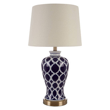 Orsina Paloma Table Lamp – White Silk Shade with Polished Silver Base