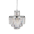 Orsina Kensington Townhouse 11-Bulb Crystal Pendant Light – Steel