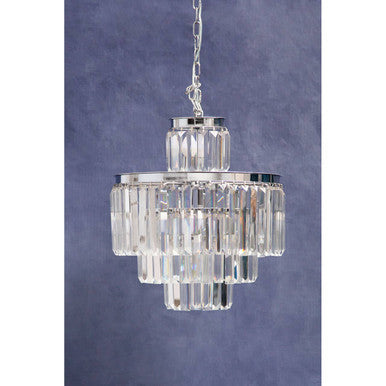 Orsina Kensington Townhouse 11-Bulb Crystal Pendant Light – Steel