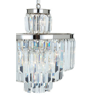 Orsina Kensington Townhouse 11-Bulb Crystal Pendant Light – Steel