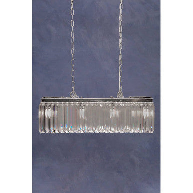 Orsina Kensington Townhouse Crystal & Chrome 8-Bulb Pendant Light