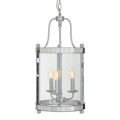 Orsina Kensington Townhouse Rectangular Glass Pendant Light – 3-Light