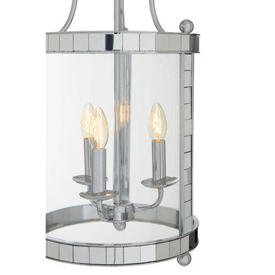 Orsina Kensington Townhouse Rectangular Glass Pendant Light – 3-Light