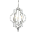 Orsina Kensington Moorish Pendant Light – Iron & Glass Quatrefoil