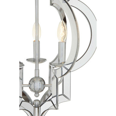 Orsina Kensington Moorish Pendant Light – Iron & Glass Quatrefoil