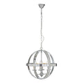 Orsina Kensington Townhouse Orb Pendant Light – Chrome 4-Light Chandelier