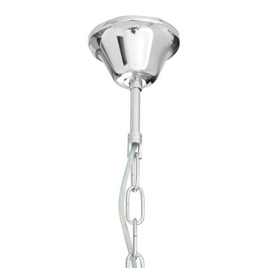 Orsina Kensington Townhouse Orb Pendant Light – Chrome 4-Light Chandelier