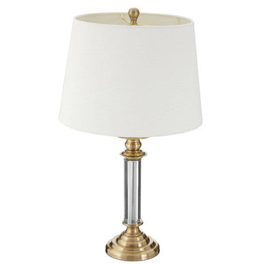 Orsina Grand Northern Gold Metal Table Lamp – Traditional Tiered Base