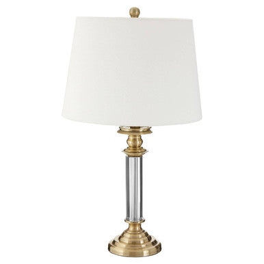 Orsina Grand Northern Gold Metal Table Lamp – Traditional Tiered Base