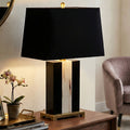 Orsina Hoxton Black Table Lamp – Modern Minimalist Bedside Lighting