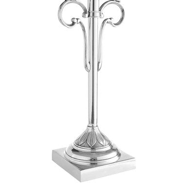 Orsina Aviary Antique Silver Bird Table Lamp Base – Sculptural Lighting
