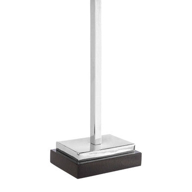 Orsina Chancel Silver Table Lamp Base with Black Marble Plinth