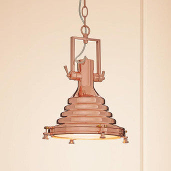 Orsina Lexington Small Copper Pendant Light – Industrial Metal Shade
