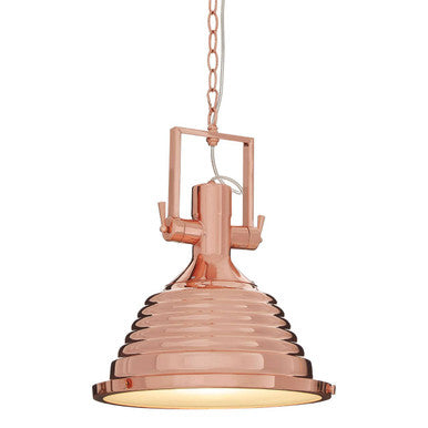 Orsina Lexington Medium Copper Pendant Light – Vintage Dome Kitchen Lamp