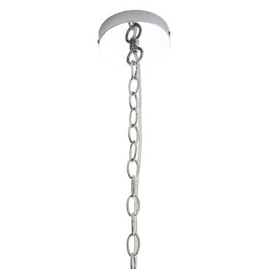 Orsina Lexington Small Chrome Pendant Light – Modern Industrial Dome