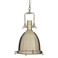 Orsina Lexington Large Antique Brass Dome Pendant Light – Industrial Iron