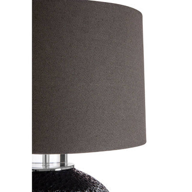 Orsina Uli Grey Ceramic Table Lamp – Minimalist Ombre Design