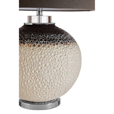 Orsina Uli Grey Ceramic Table Lamp – Minimalist Ombre Design