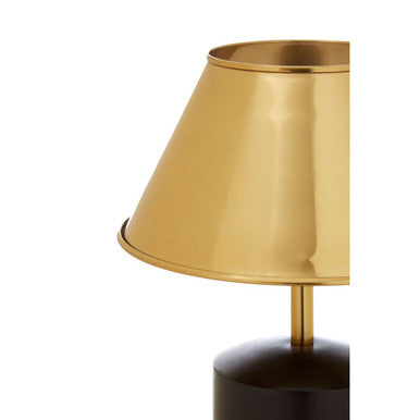 Orsina Melvin Empire Shade Table Lamp – Black and Gold Contemporary