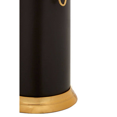 Orsina Melvin Empire Shade Table Lamp – Black and Gold Contemporary